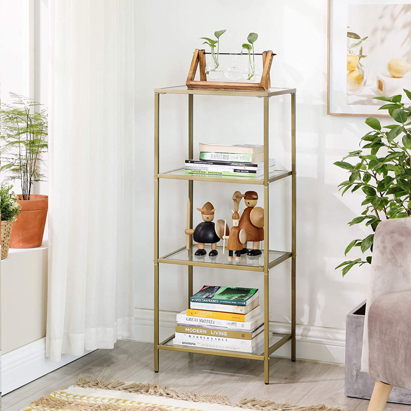 4 tier glass shelf hotsell